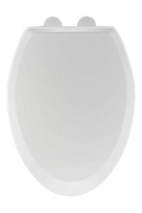MIRTSEZ200WH Easy Clean Elongated Toilet Seat with Lid