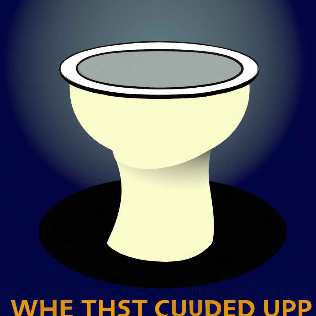 Why Put A Cup Under Toilet Seat At Night